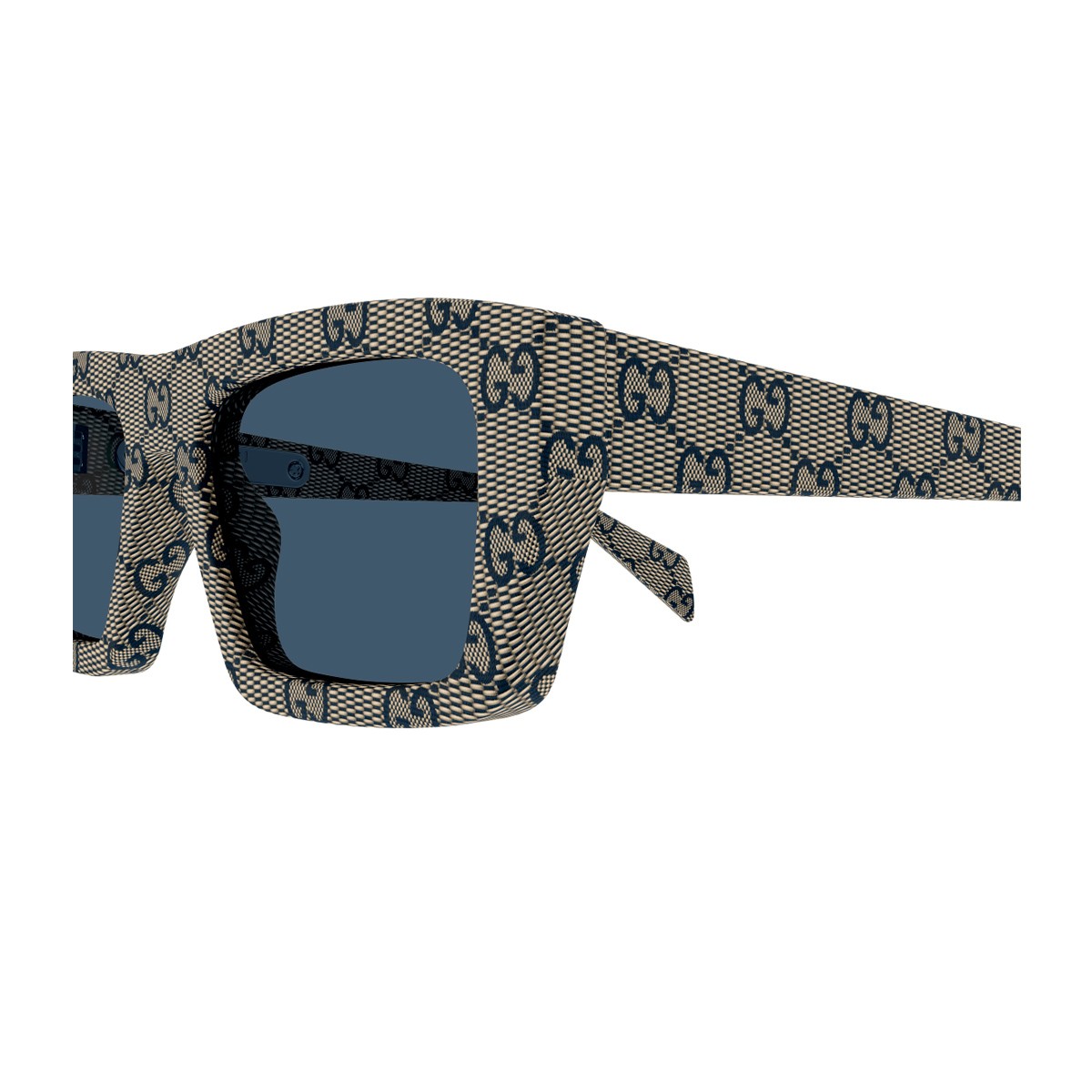 Gucci Gg2020s Linea Institutional Logo Beige Acetato Riciclato Sunglasses