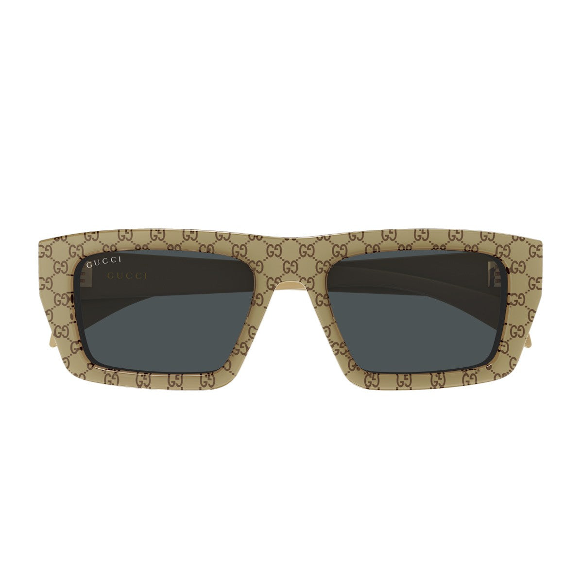 Gucci Gg2020s Linea Institutional Logo Beige Acetato Riciclato Sunglasses