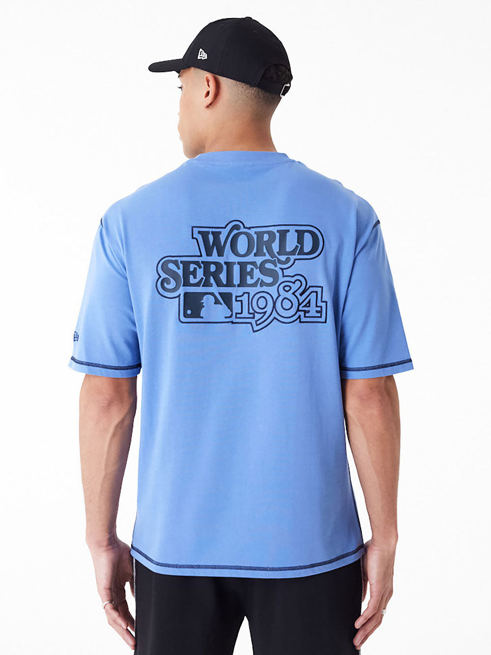 Oversize Detroit Tigers Mlb World Series Blue T-shirt