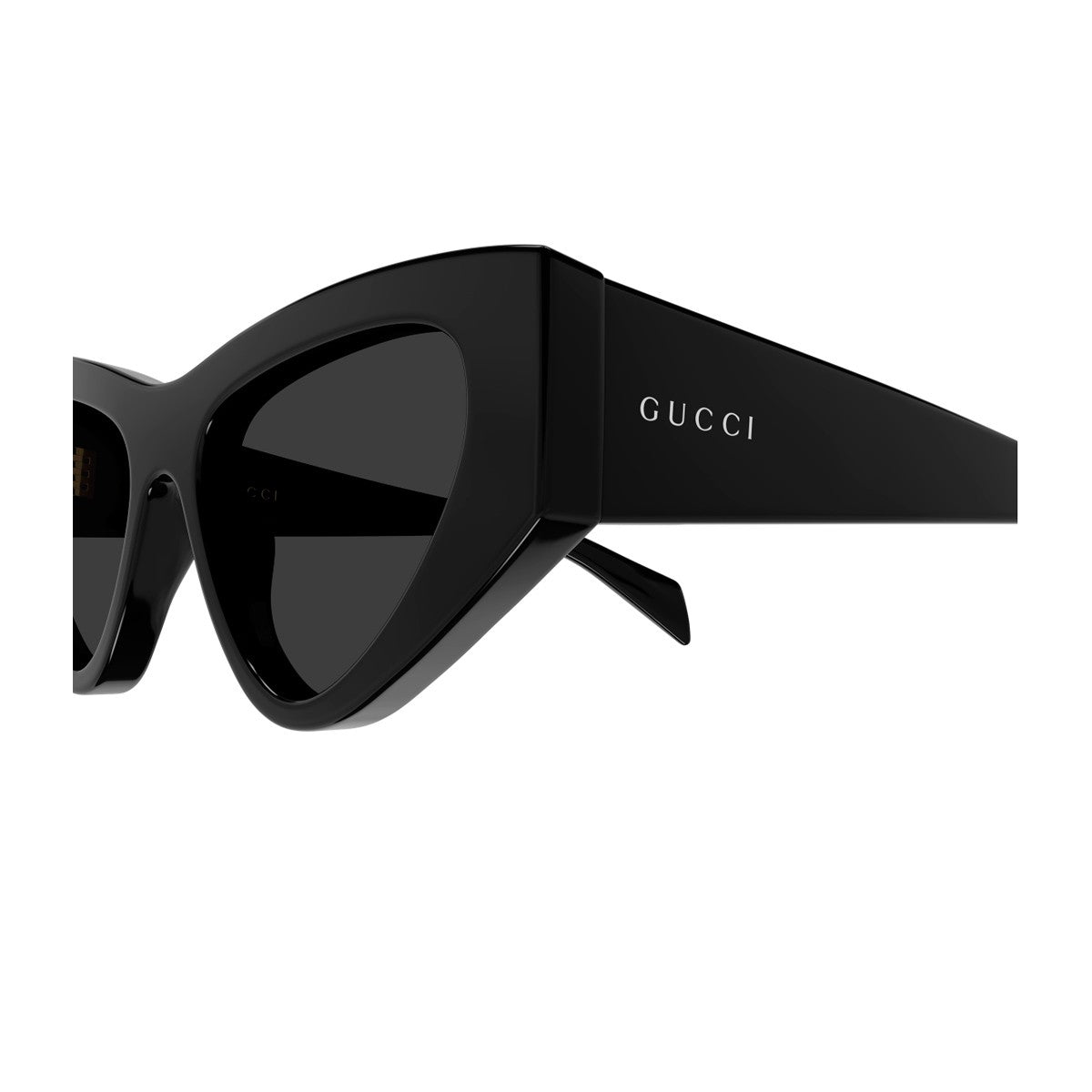 Gucci Gg2019s Linea Institutional Logo Black Acetato Riciclato Sunglasses