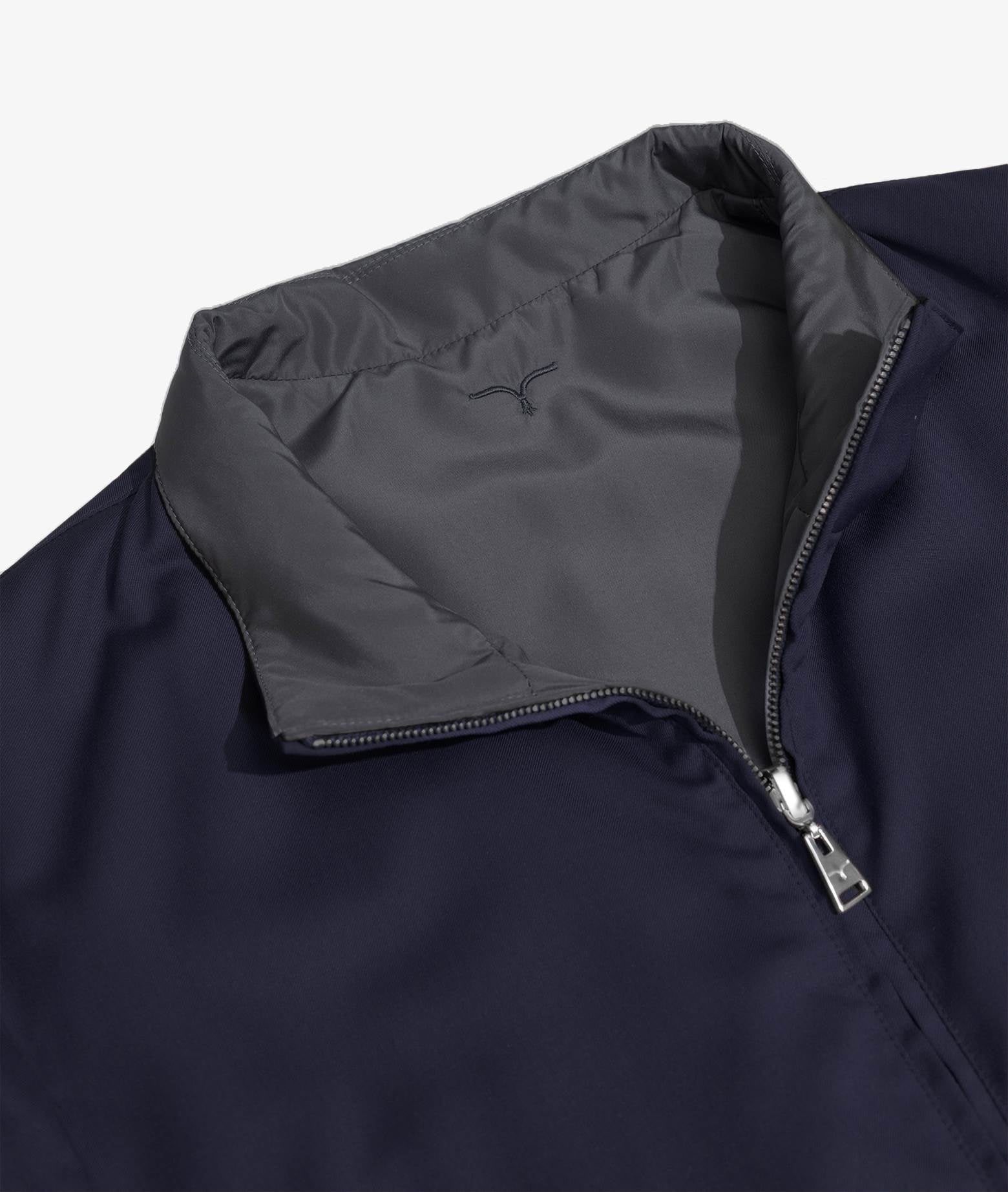 Reversible Wool Jacket Lightgray Sportswear (no Padding)