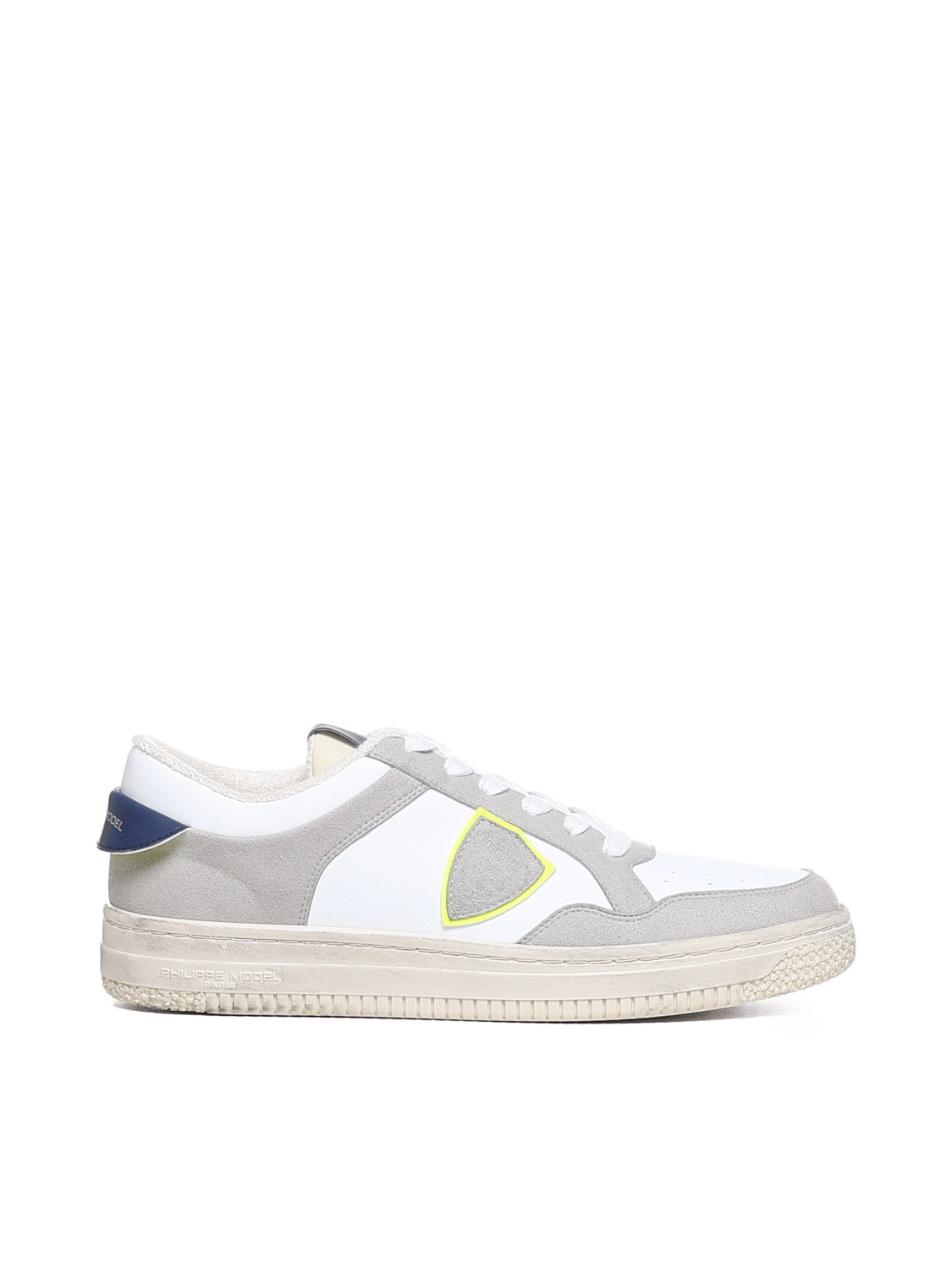 Philippe Model Sneakers White, Grey, Blue Polyurethane