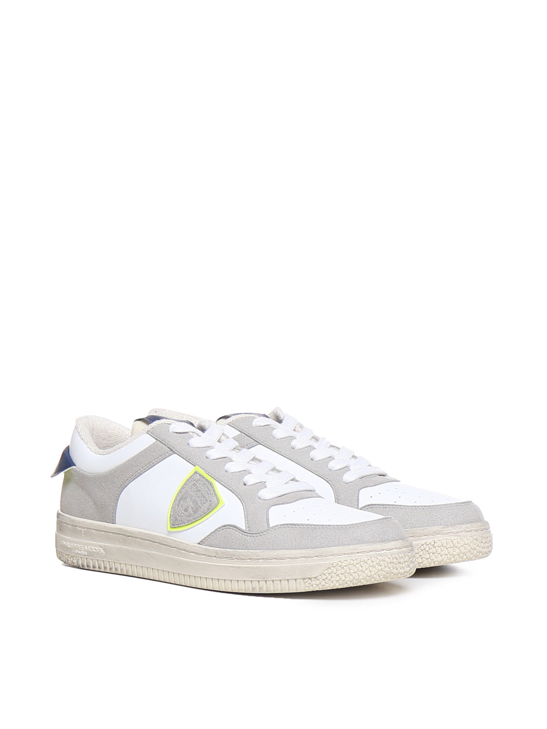 Philippe Model Sneakers White, Grey, Blue Polyurethane