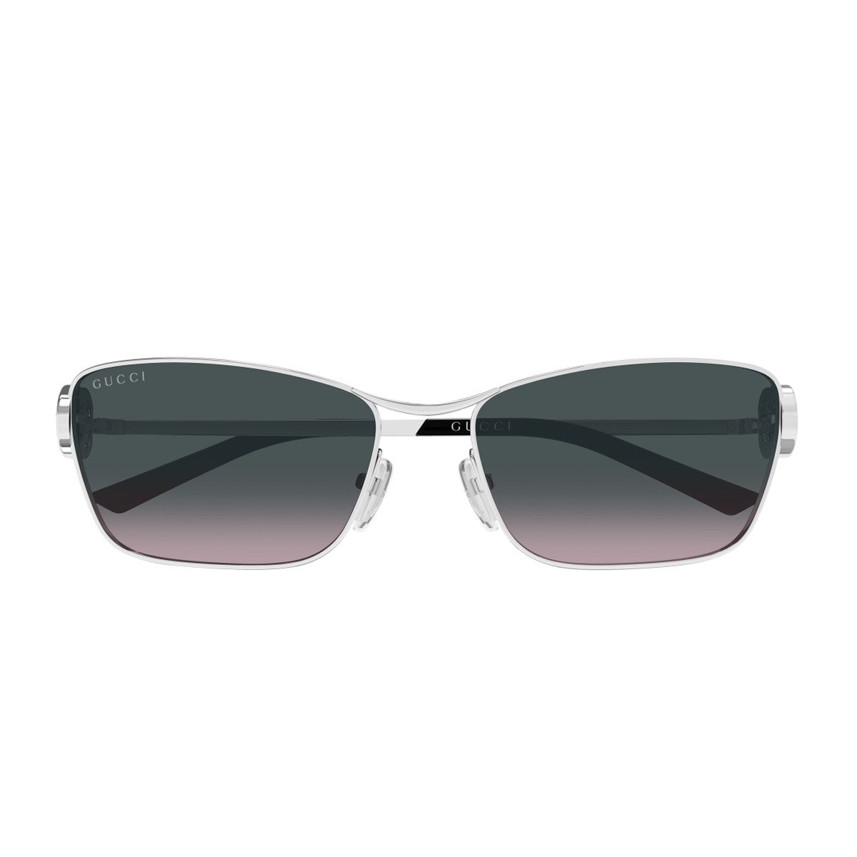 Gucci Gg2045s Linea Emblem Silver Metallo/iniettato Sunglasses