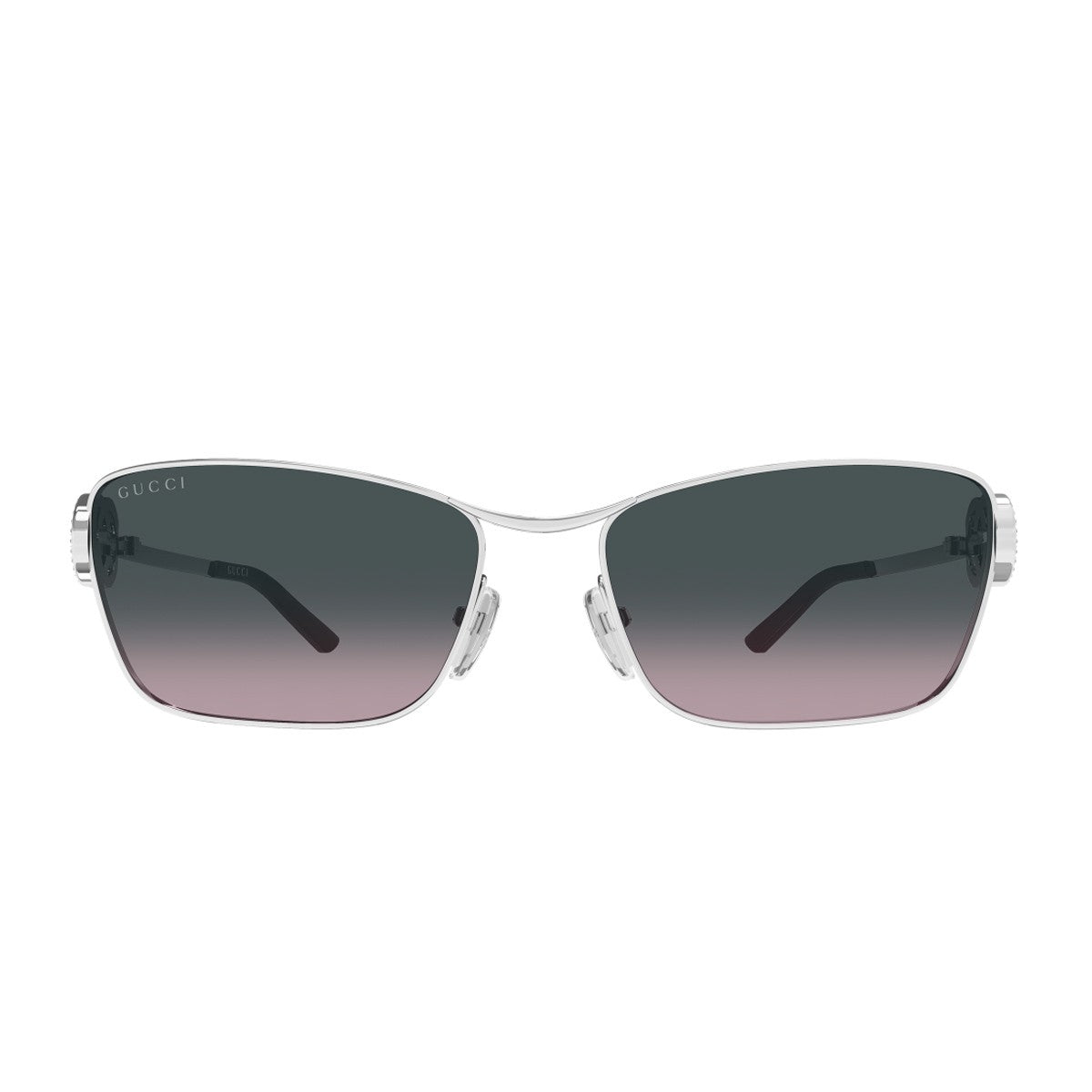 Gucci Gg2045s Linea Emblem Silver Metallo/iniettato Sunglasses