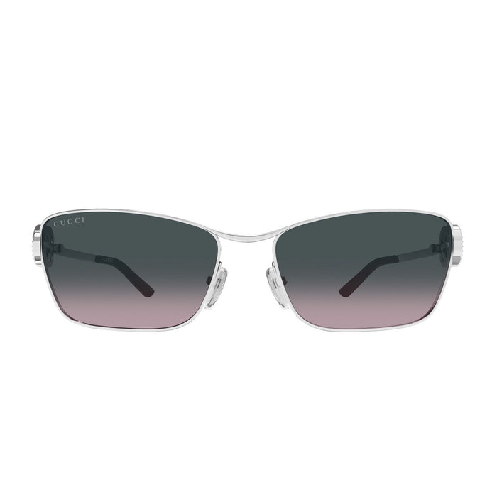 Gucci Gg2045s Linea Emblem Silver Metallo/iniettato Sunglasses