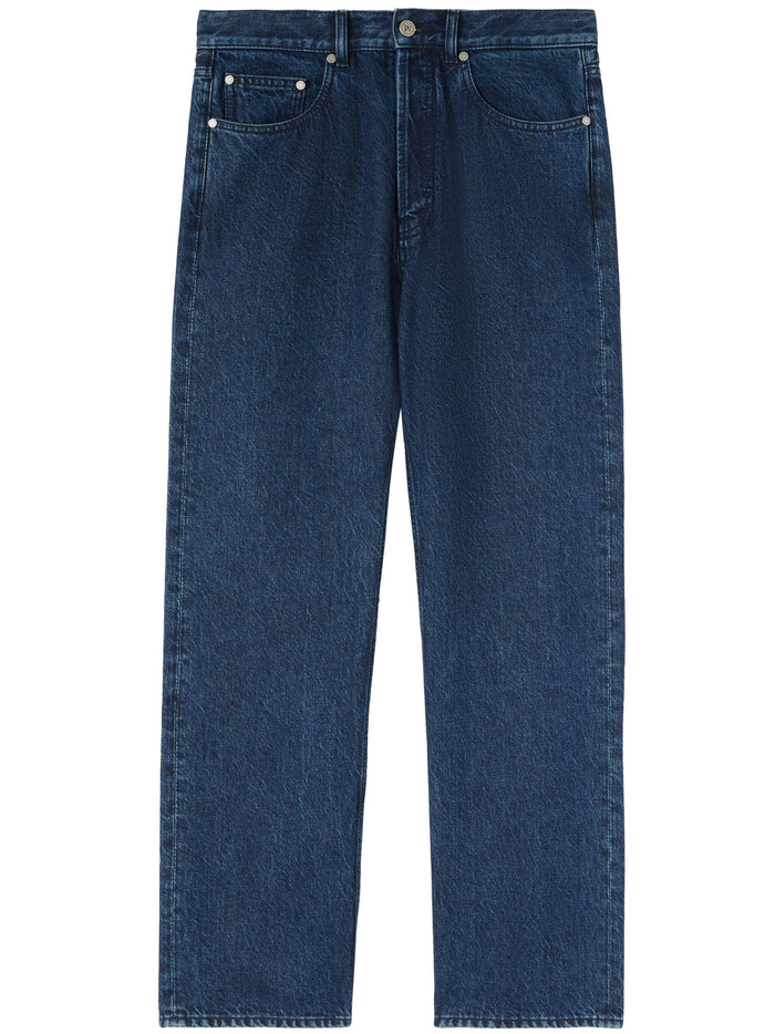 Mw Classic Logo Loose Dnm Pnt Blue Cotton | Jean