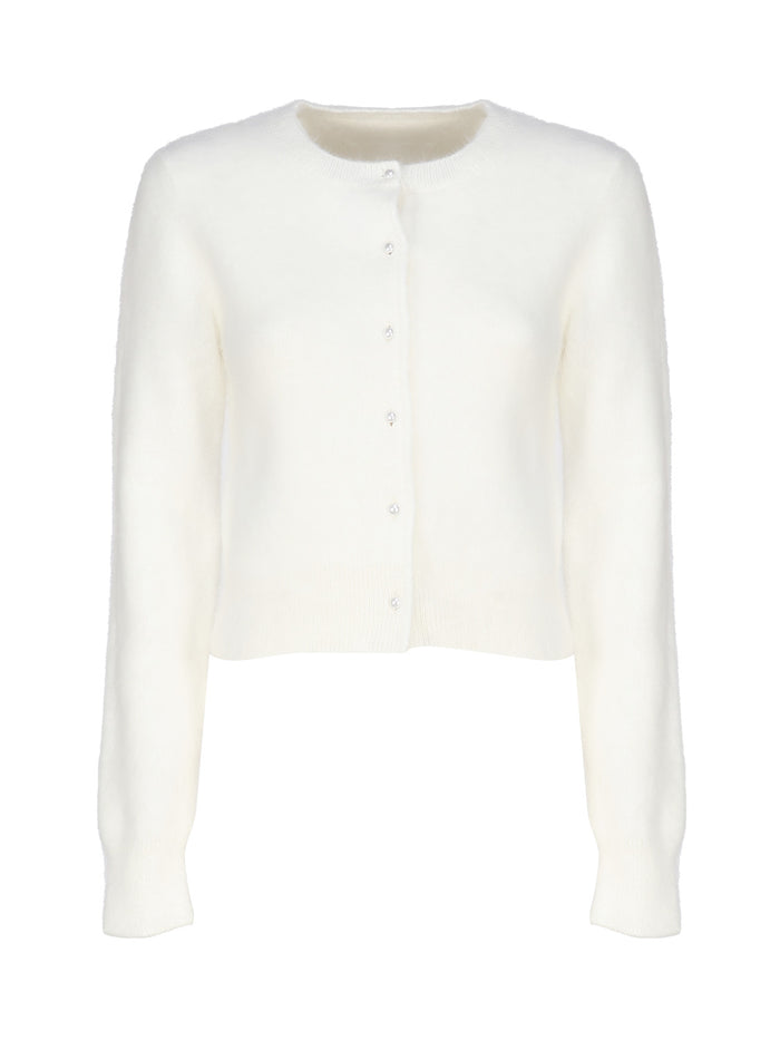 Maison Margiela Sweaters Beige Angora
