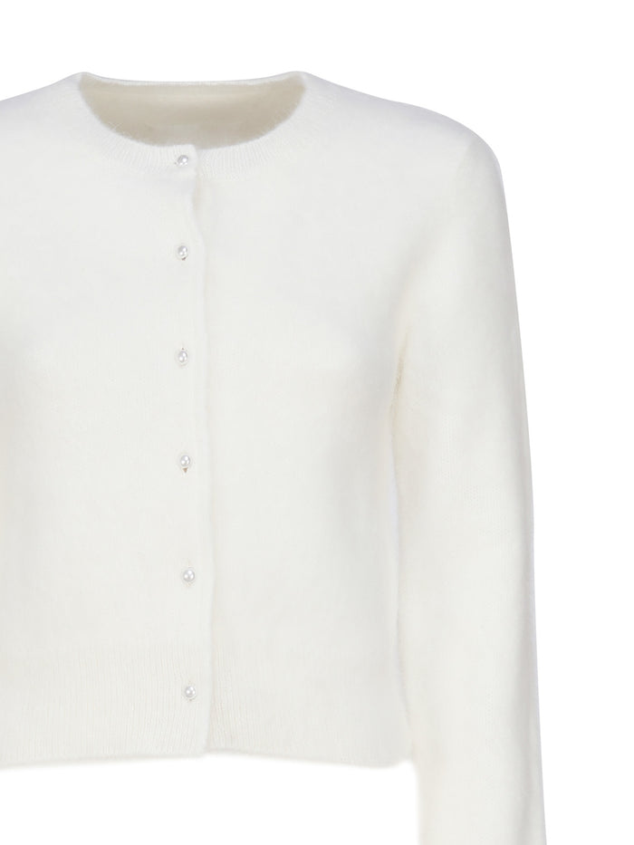 Maison Margiela Sweaters Beige Angora