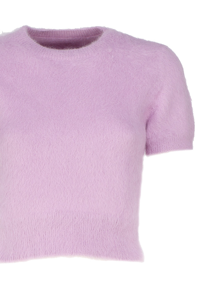 Maison Margiela Sweaters Lillac Angora