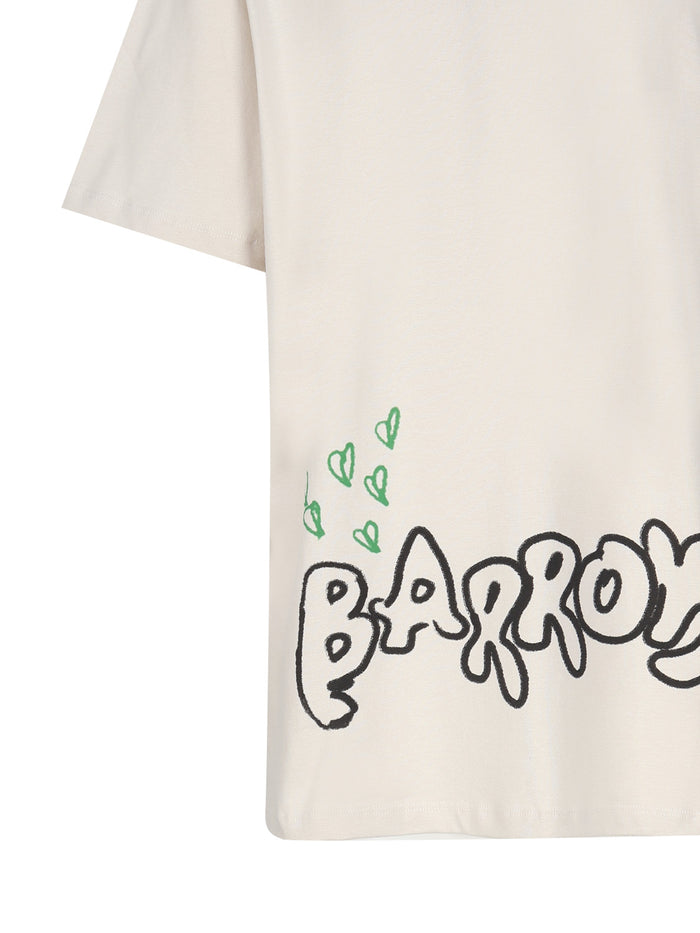 Barrow T-Shirts And Polos Turtledove Cotone