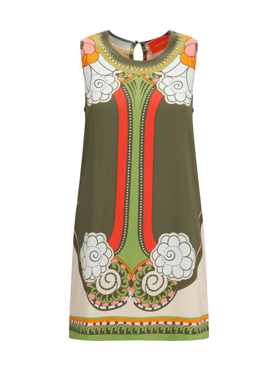 Dress Ambrosia Viscose Satin Multicolour