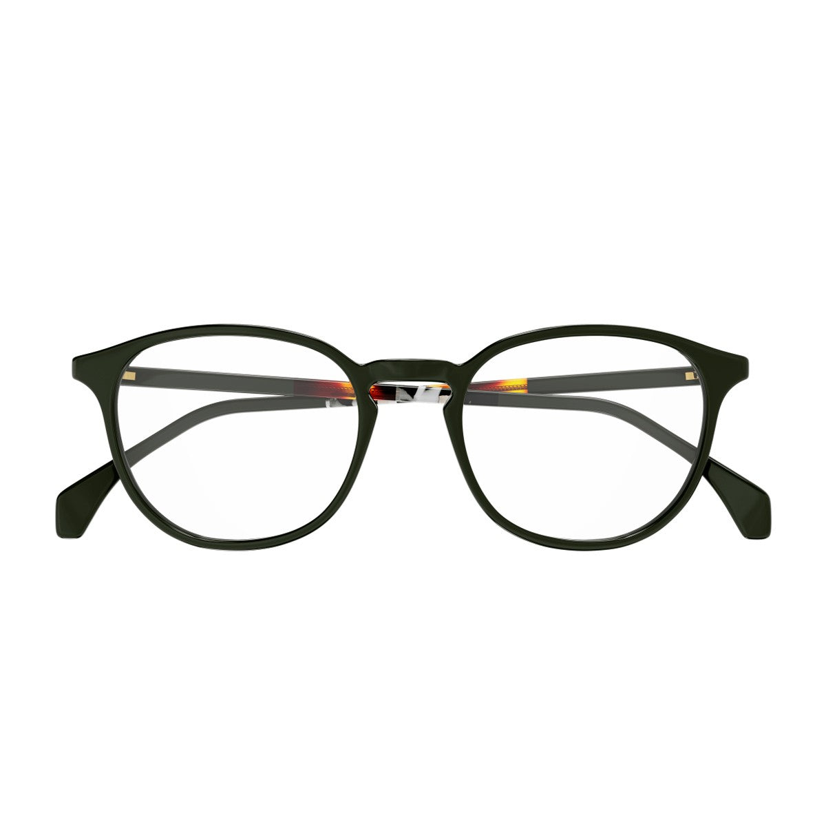 Gucci Gg0551o Linea Institutional Logo Olive Green Acetato Riciclato Sunglasses