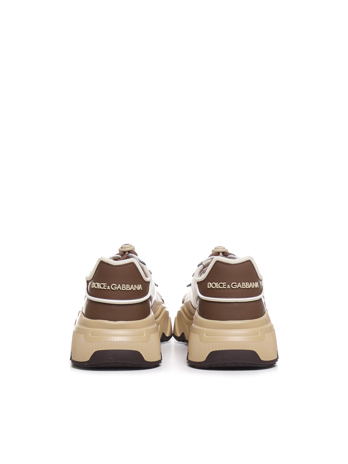 Dolce & Gabbana Sneakers White, Brown Polyamide