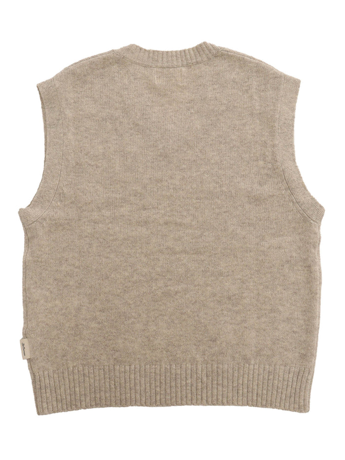 Gatty K1415u Knitwear Grey Wool Fine Merinos Crewneck
