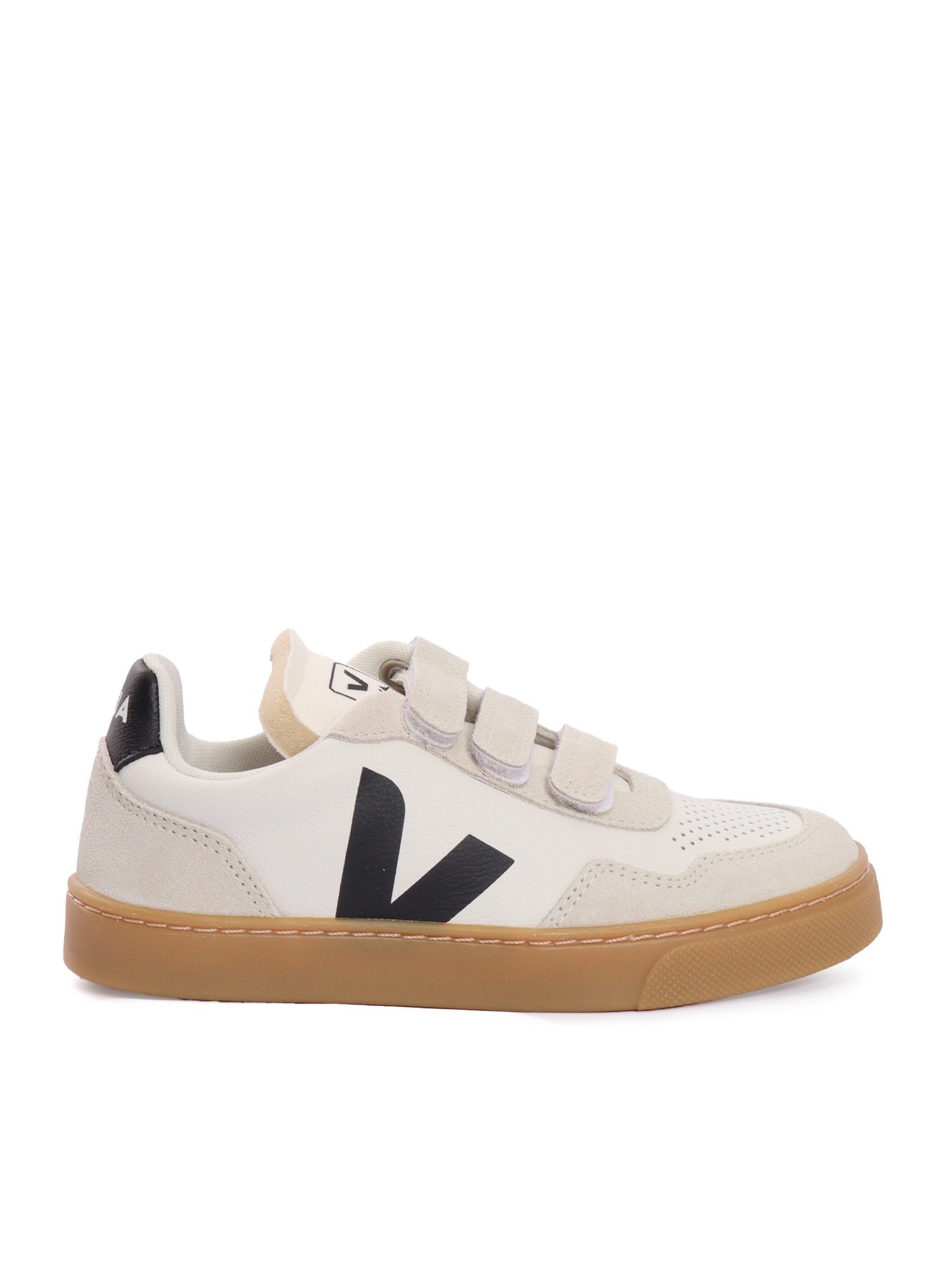 SMALL V-90 O.T. WHITE_BLACK_NAT SNEAKERS White Kid