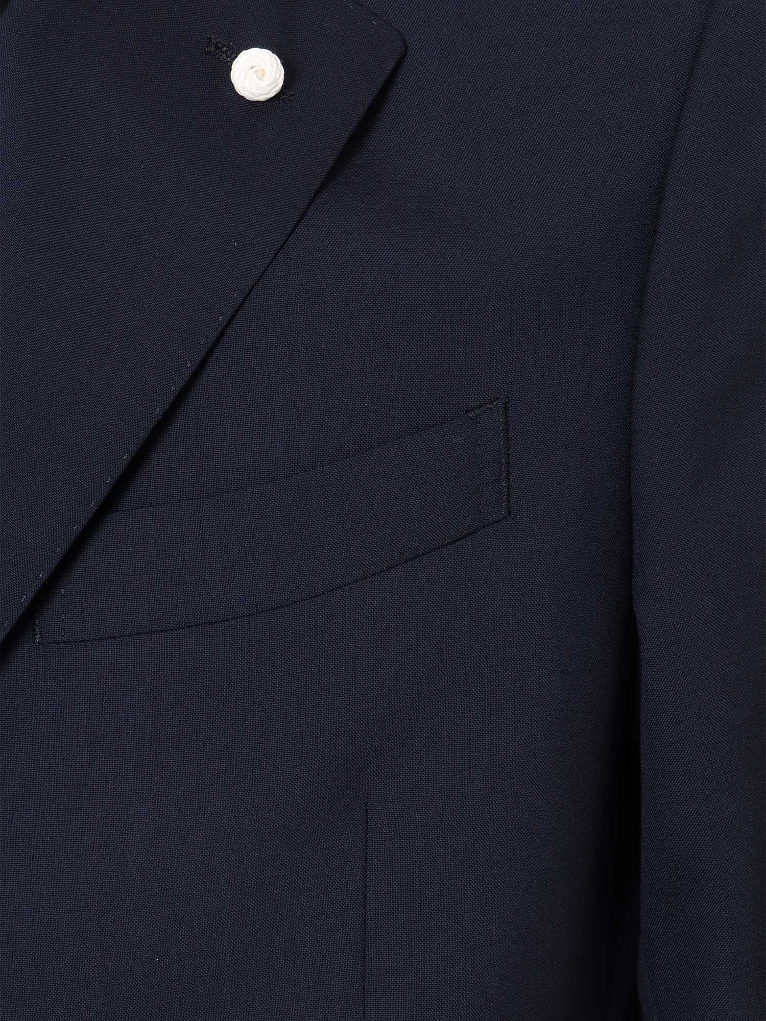 Blue mens suit Virgin Wool Jacket