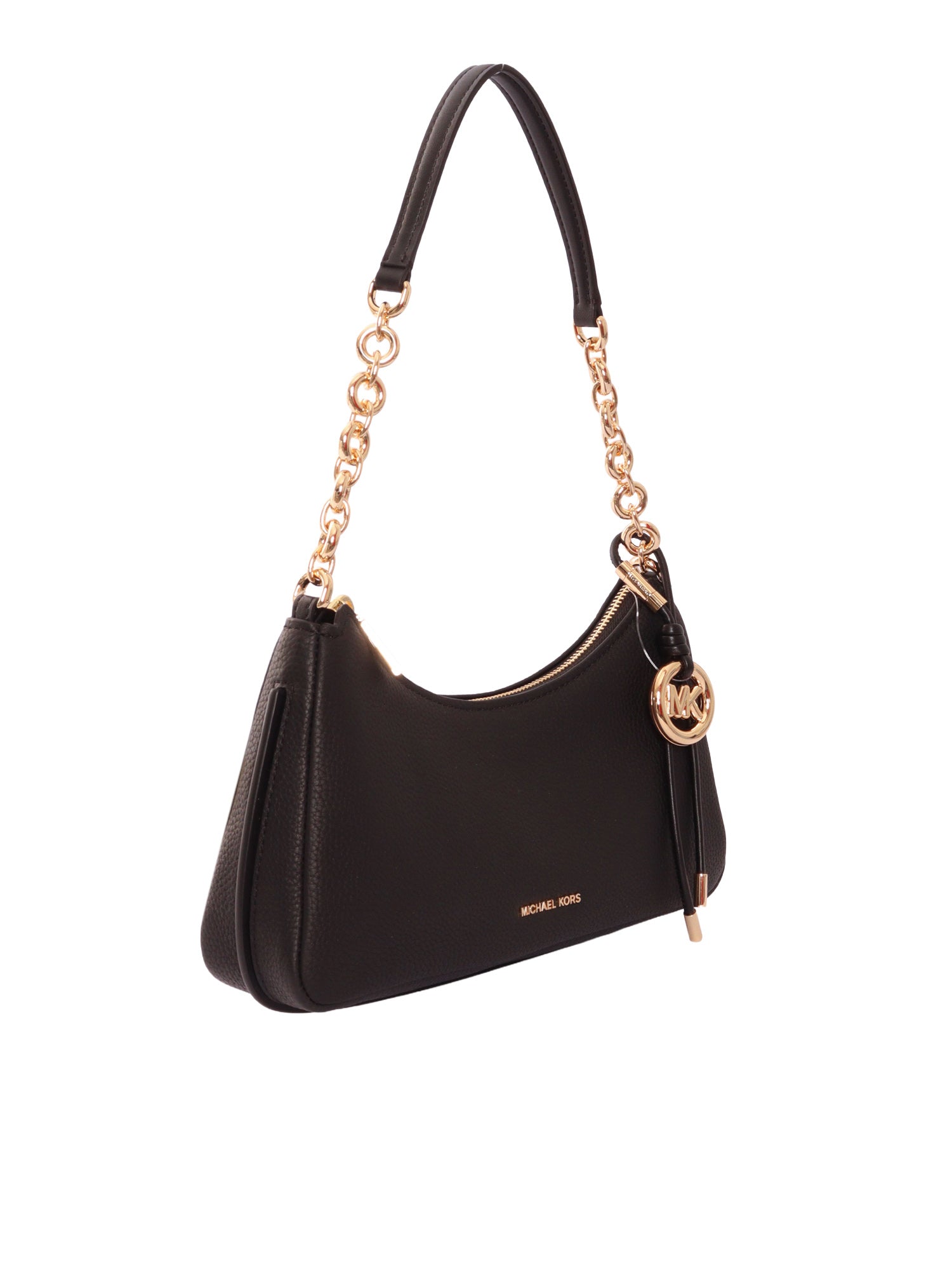 MD CHAIN POUCHETTE Black Cow Leather Handbag