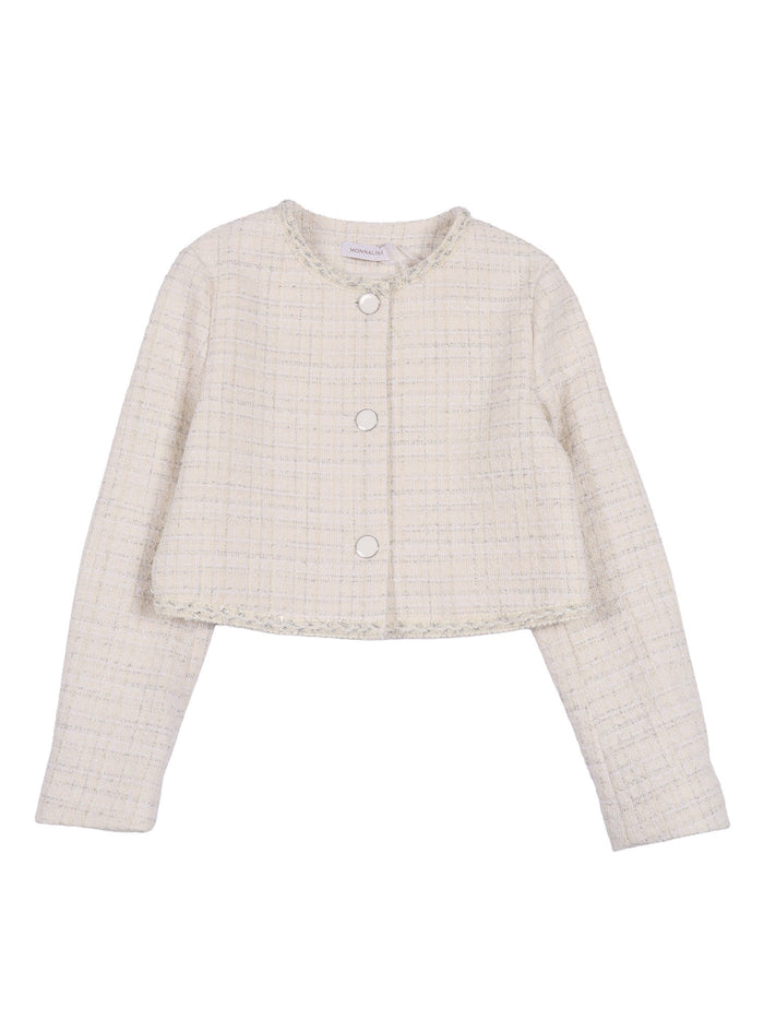 BON TON BOUCLE BOLERO Panna Jacket