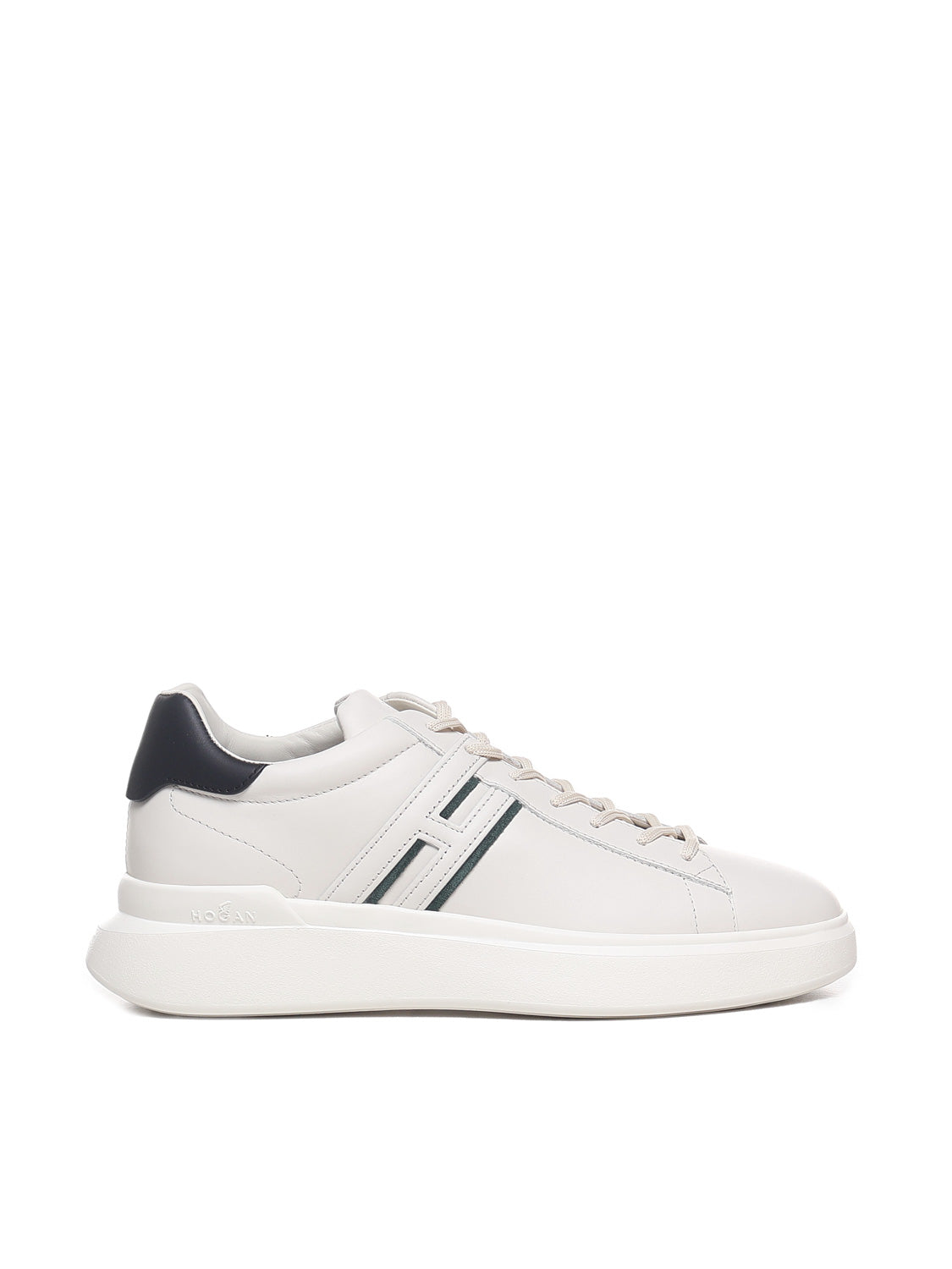 Hogan Sneakers Ivory, Black Polyamide