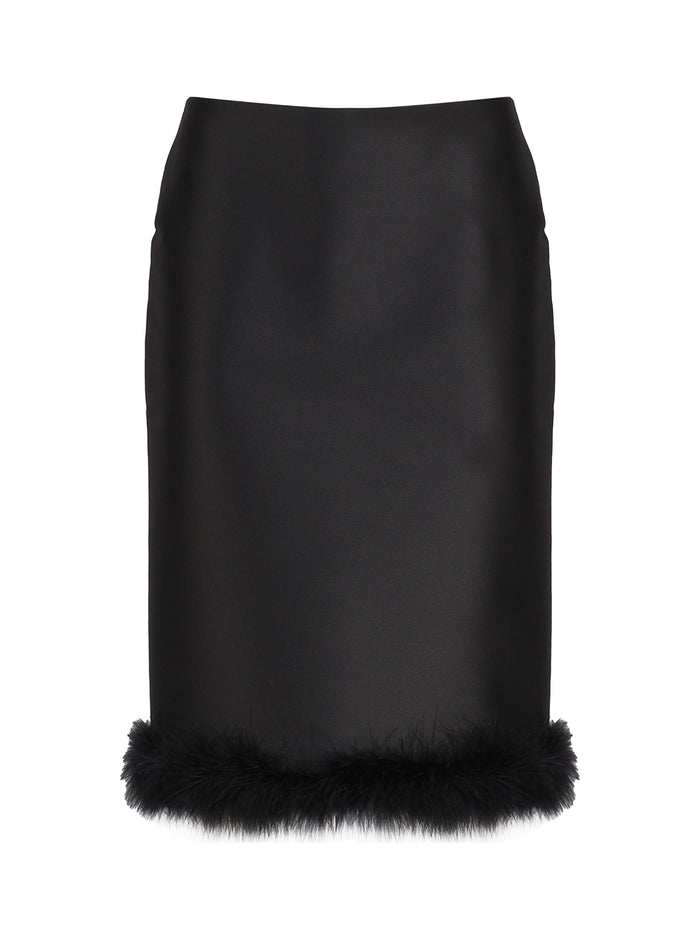 Sportmax Skirts Black Poliestere
