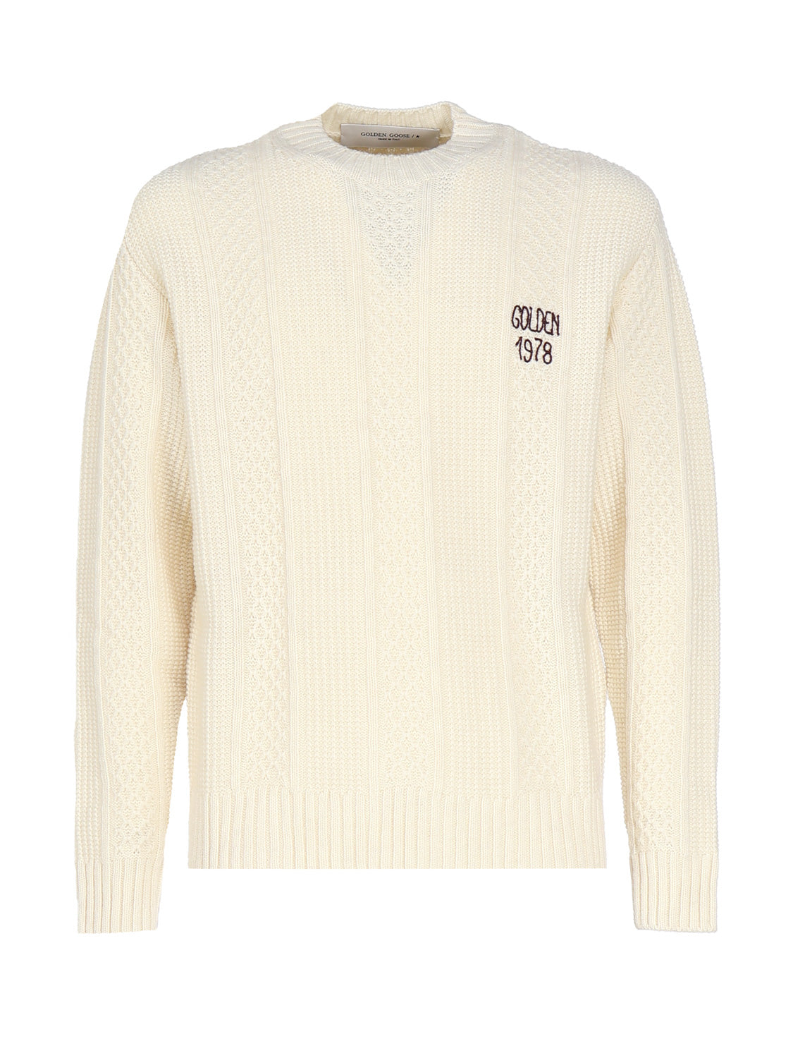 Golden Goose Sweaters White Wool