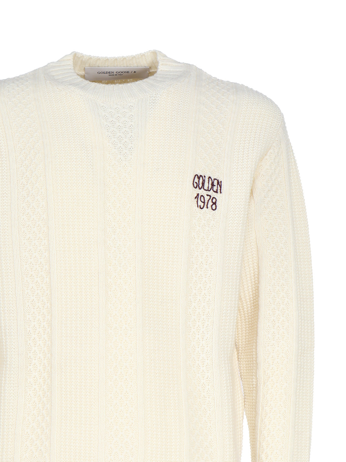 Golden Goose Sweaters White Wool