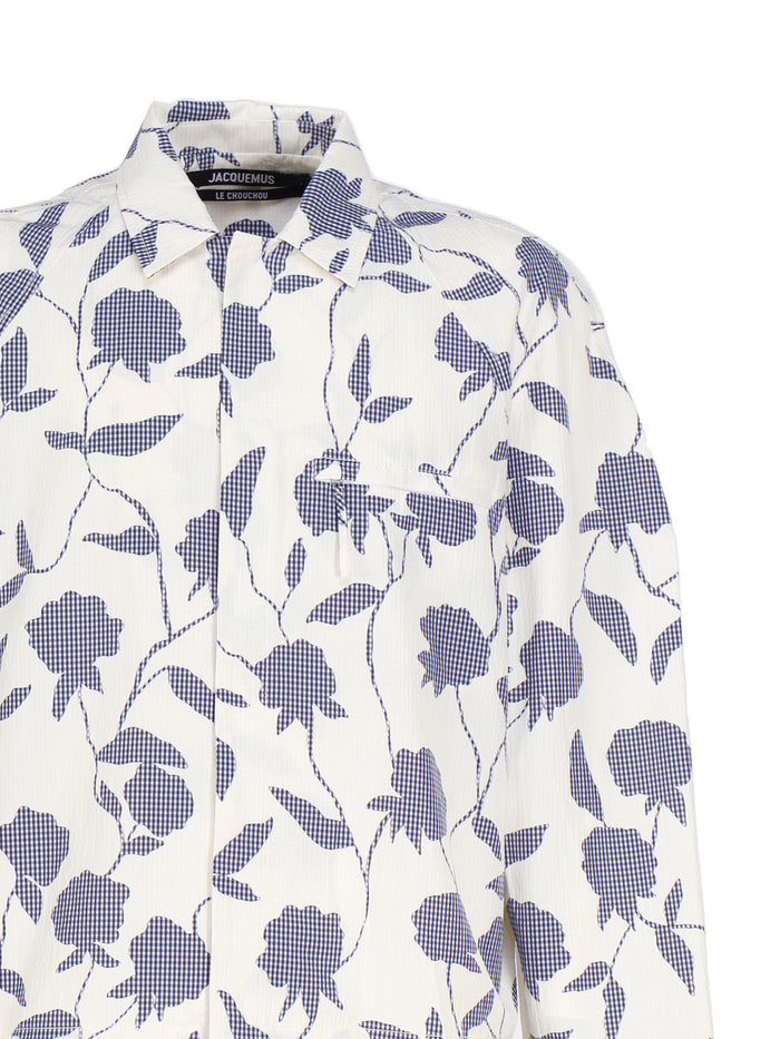 Jacquemus Shirts White, Navy Acetate