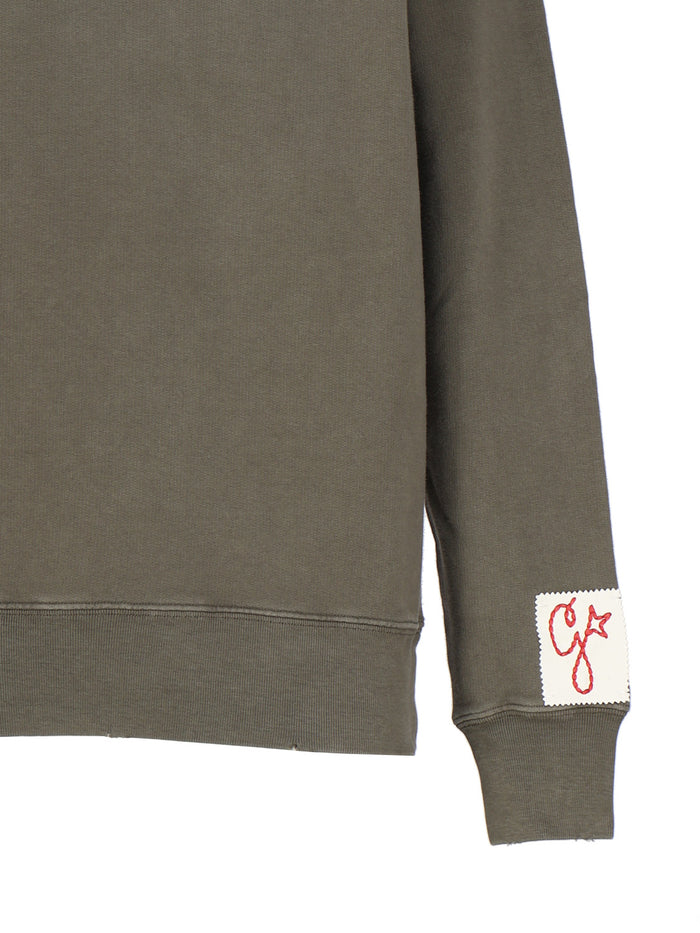 Golden Goose Sweaters Dusty Olive Cotton
