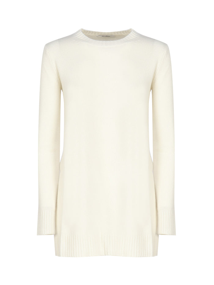 Max Mara Sweaters White Cashmere