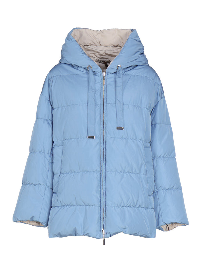 Max Mara Coats Clear Blue Poliestere