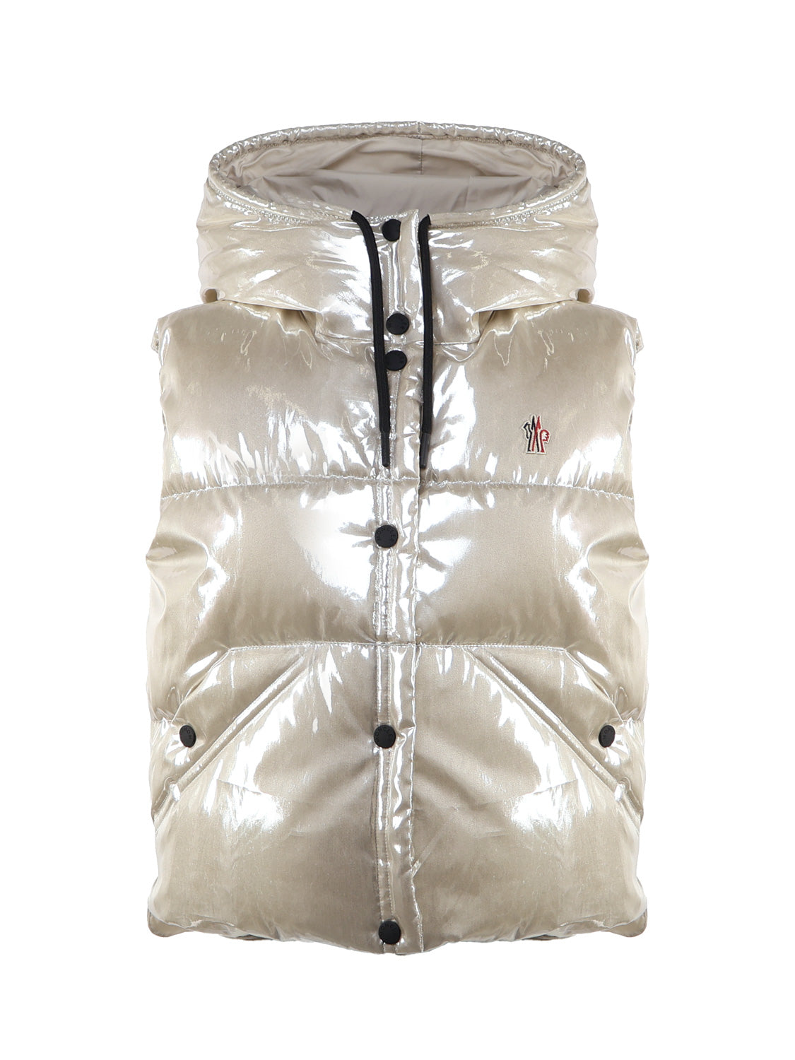 Moncler Coats Platinum Polyester