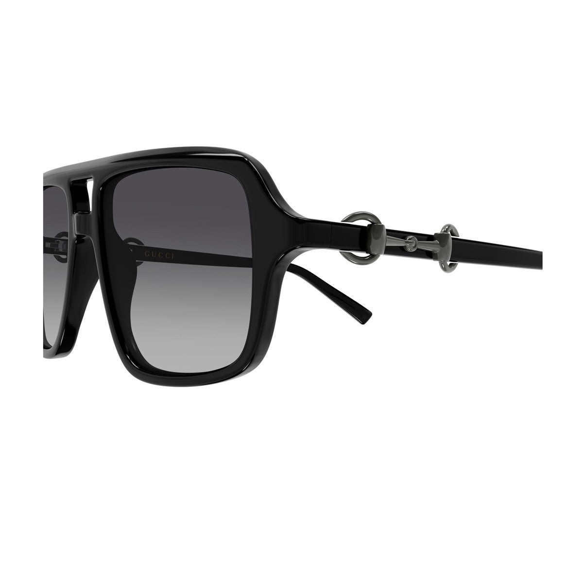 Gucci Gg2052s Linea Sign Black Acetato Riciclato Sunglasses