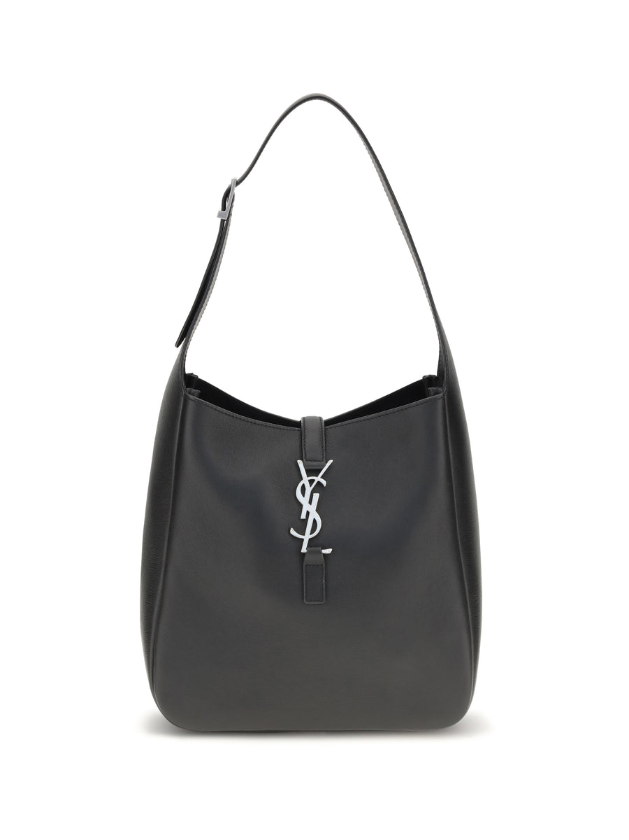 Saint Laurent 100% Calf Leather Bos Taurus shoulder bag in black