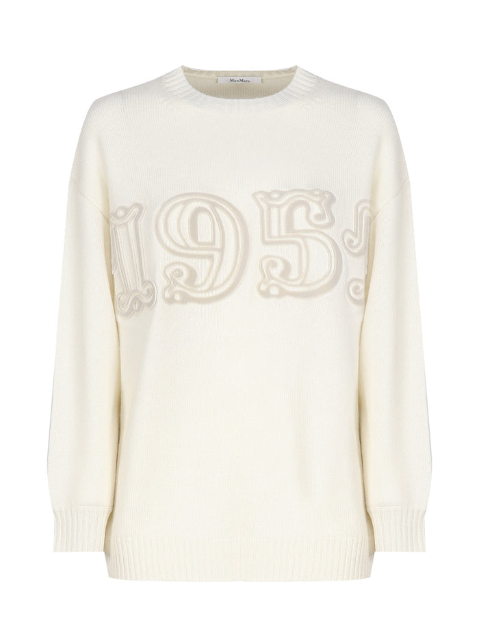Max Mara Sweaters White Wool