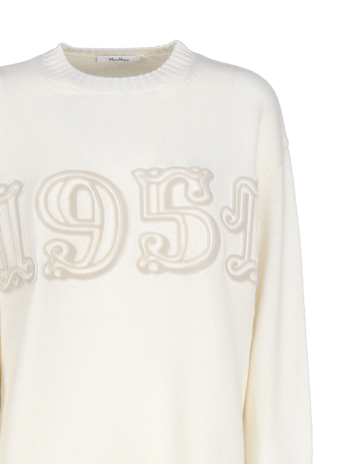 Max Mara Sweaters White Wool