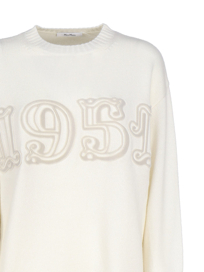 Max Mara Sweaters White Wool