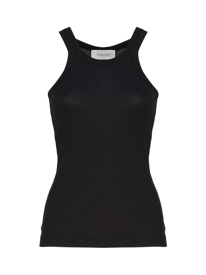 Sportmax Top Black Cotton