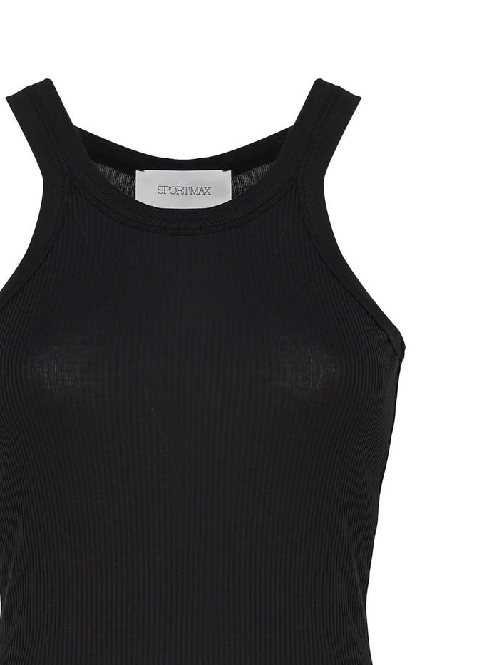 Sportmax Top Black Cotton