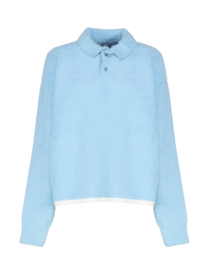 Jacquemus T-Shirts And Polos Blue Polyamide