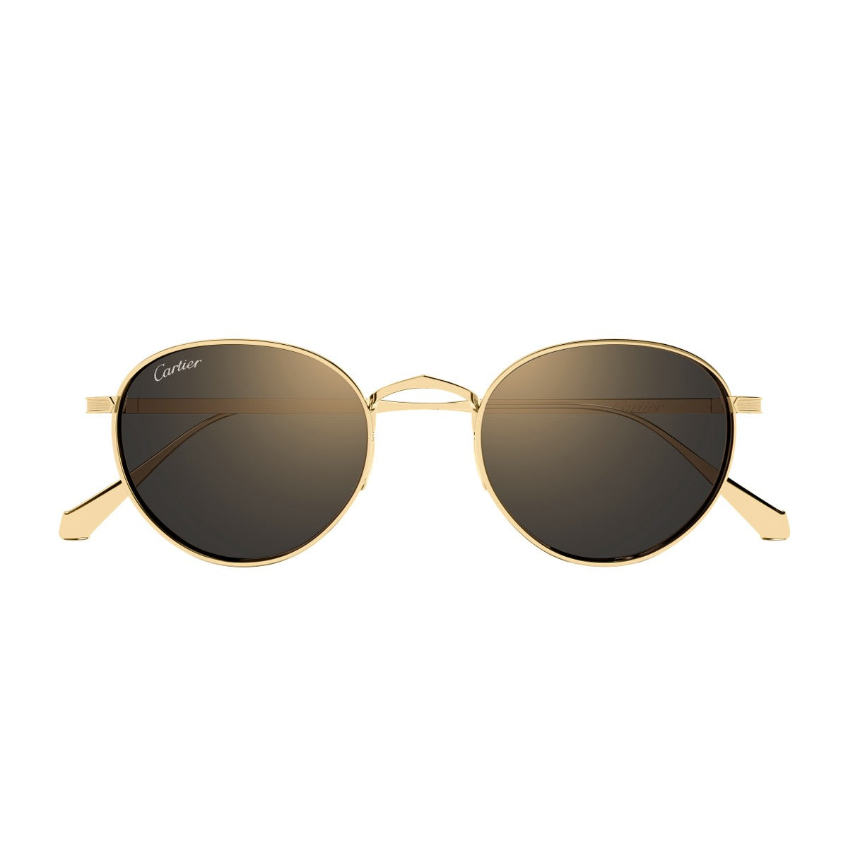 Cartier Ct0626s Signature C De Sunglasses Gold Titanio