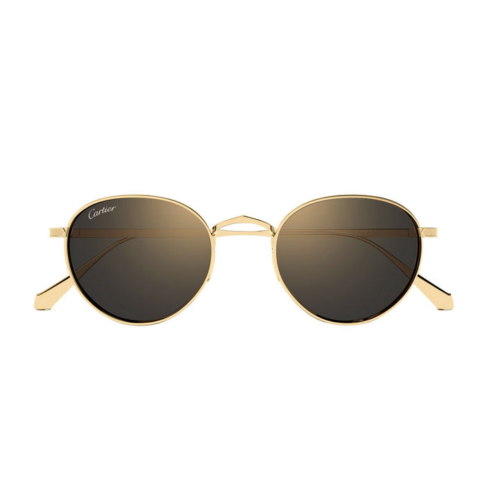 Cartier Ct0626s Signature C De Sunglasses Gold Titanio