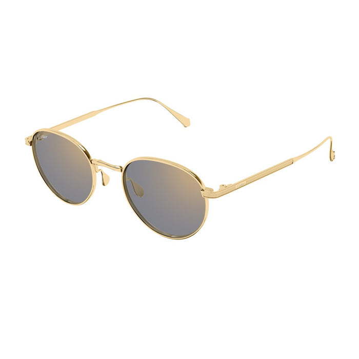 Cartier Ct0626s Signature C De Sunglasses Gold Titanio
