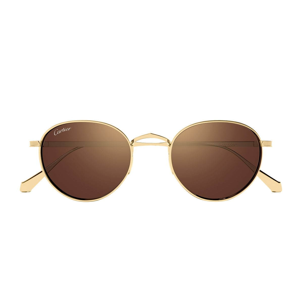 Cartier Ct0626s Signature C De Sunglasses Gold Titanio