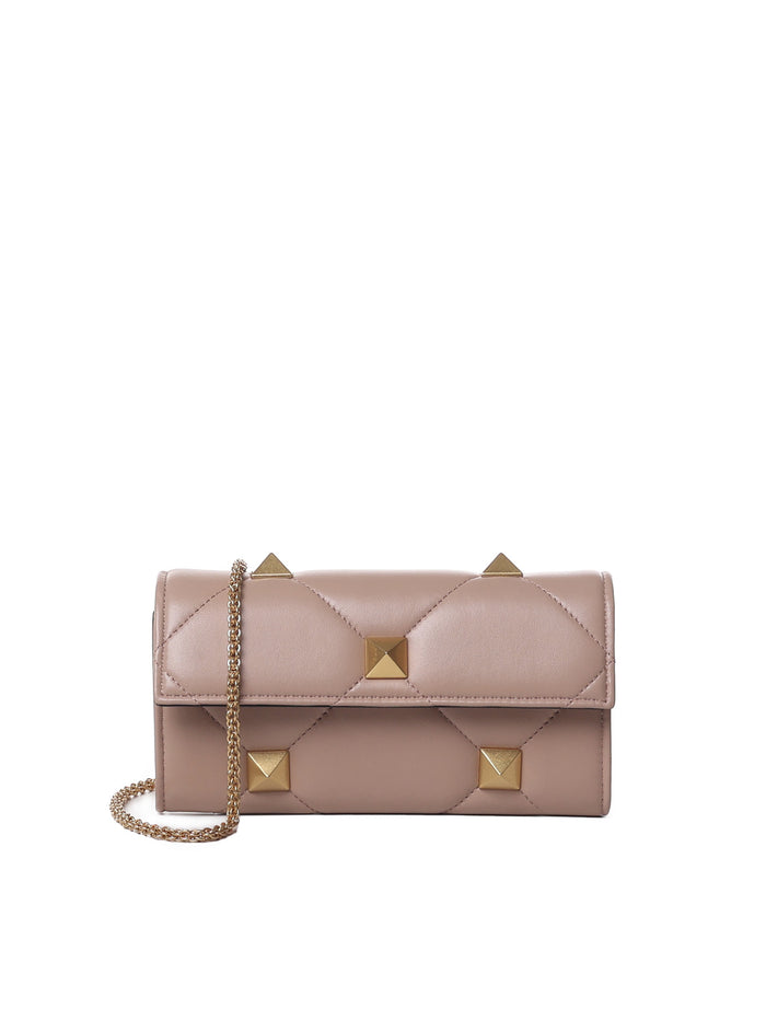 Valentino Garavani Wallets Antique Pink Lambskin