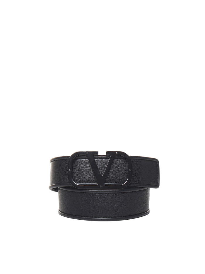 Valentino Garavani Belts Black Calfskin