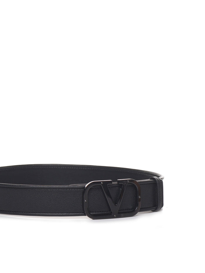 Valentino Garavani Belts Black Calfskin