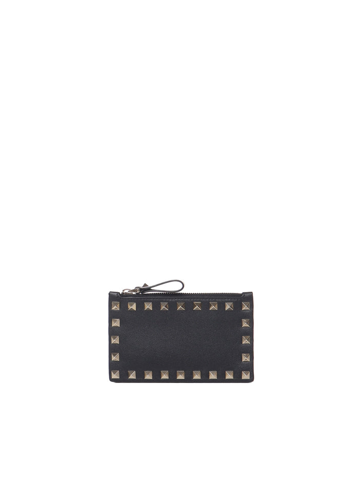 Valentino Garavani Wallets Black Calfskin