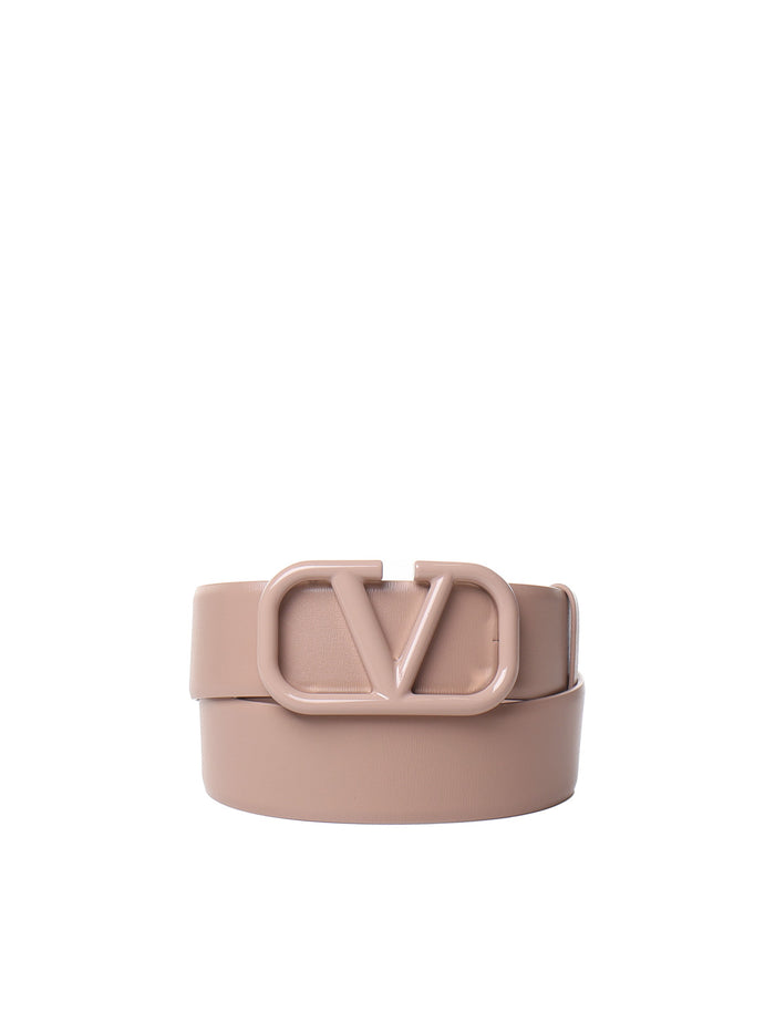 Valentino Garavani Belts Rose Cannelle Calfskin