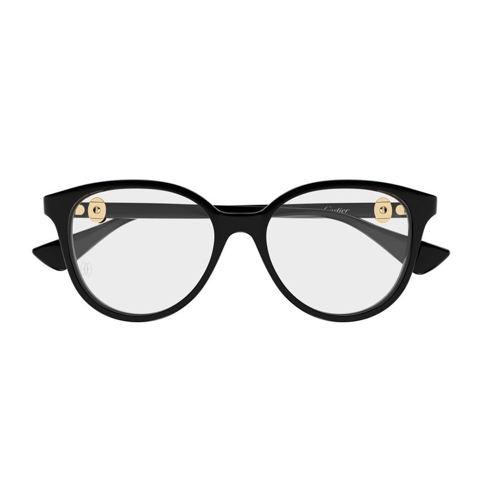 Cartier Ct0643o Double C De Optical Glasses Black Acetato Riciclato Sunglasses